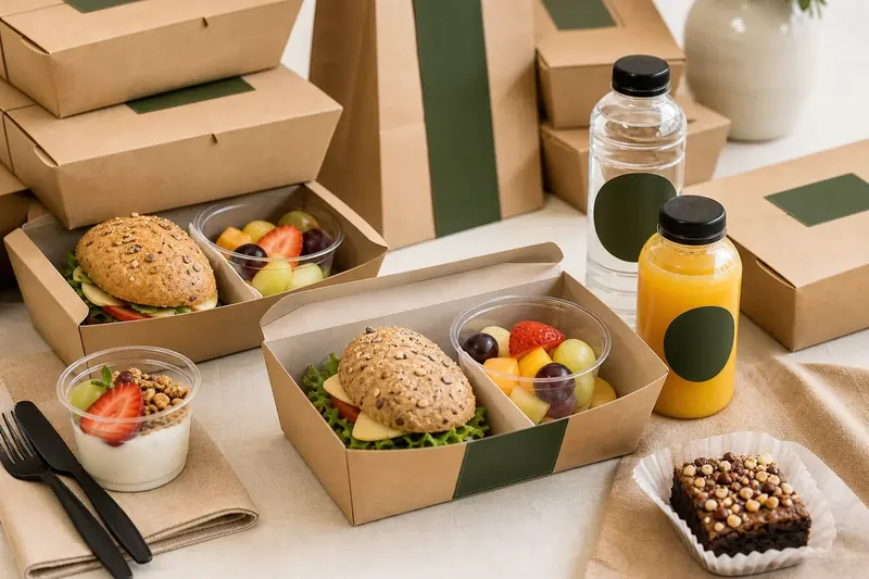 Box lunch empacado individualmente para una jornada empresarial en Lima